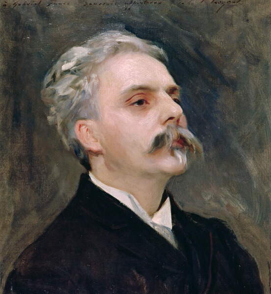Canvas Print Portrait of Gabriel Faure (1845-1924)