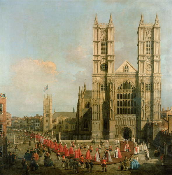 Canvas Print Procession of the Knights of the Bath