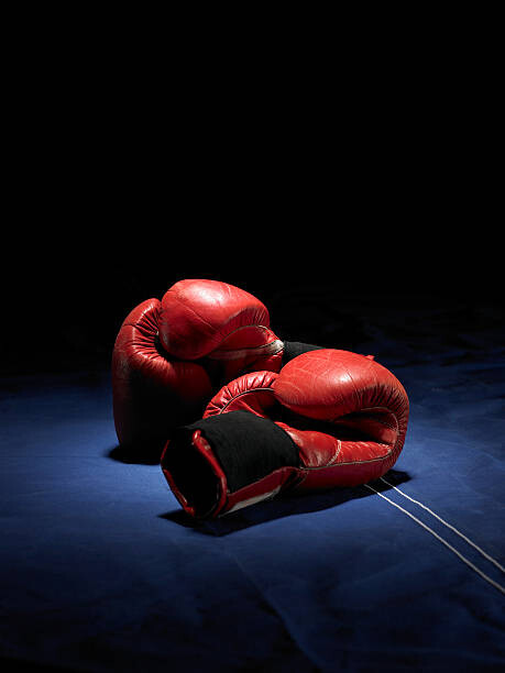 Art Photography Red boxing gloves