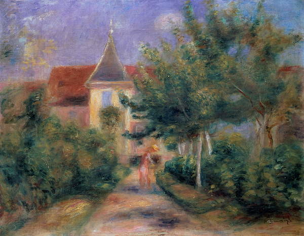 Fine Art Print Renoir's house at Essoyes, 1906 ,
