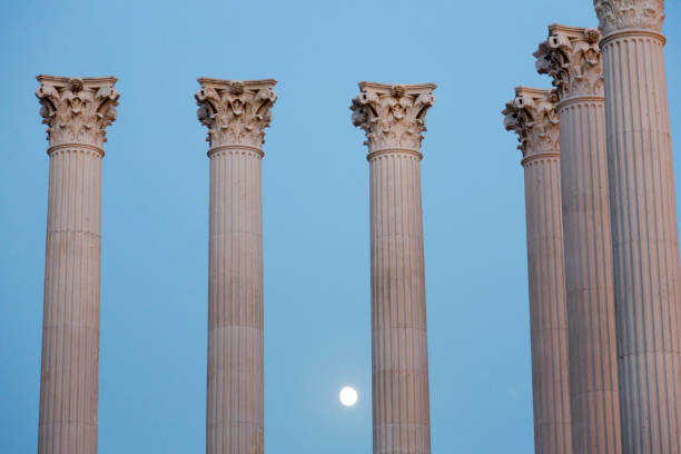 Arte Fotográfica Roman Temple under the moonlight