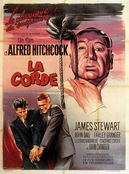 Rope directed by Alfred Hitchcock