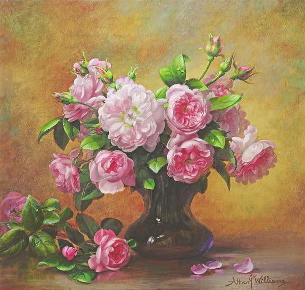 Canvas Print Roses of Sweet Scent and Velvet Touch