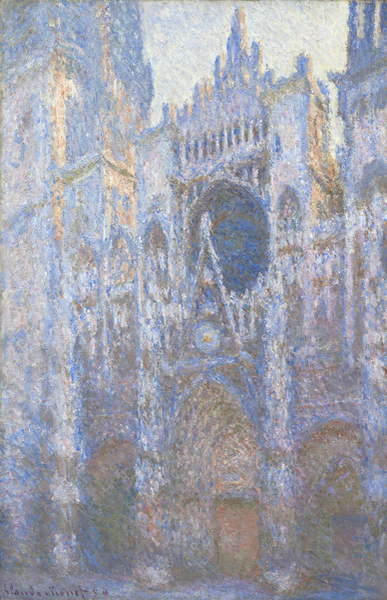 Fine Art Print Rouen Cathedral, West facade, 1894