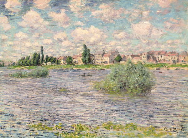 Canvas Print Seine at Lavacourt