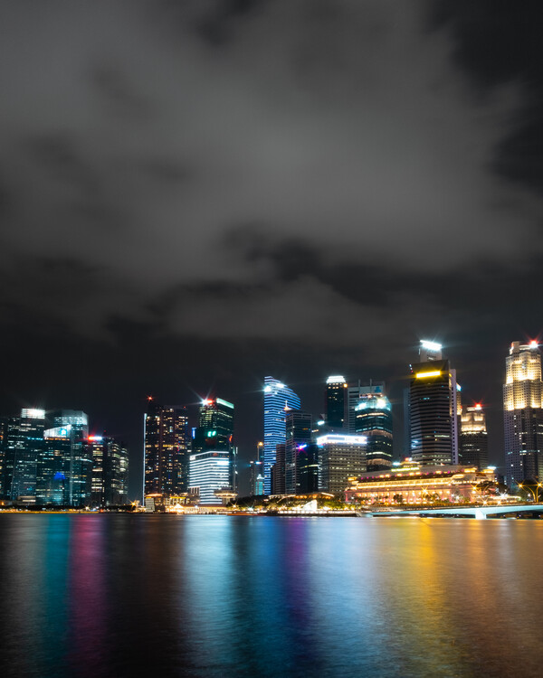 Taide valokuvaus Singapore Glow