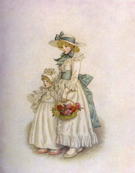 Sisters' Kate Greenaway | Reproductions of famous paintings for your wall