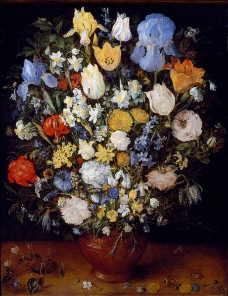 Fine Art Print Small Bouquet of Flowers, 1590