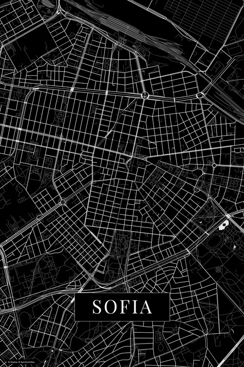 Map Sofia black