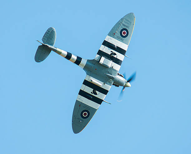 Art Photography Spitfire With Invasion Markings.