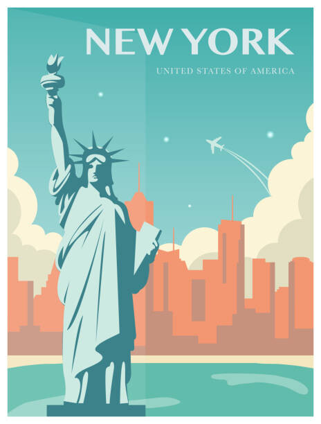 Wall Art Print | Statue of Liberty. New York landmark | Abposters.com