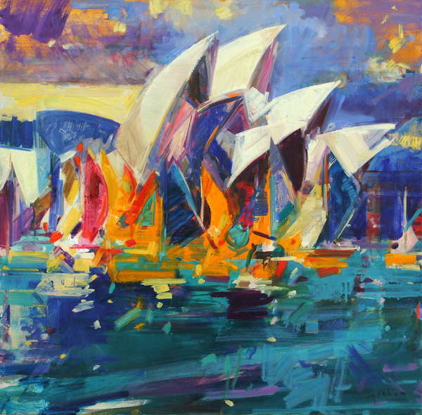 Canvas Print Sydney Flying Colours, 2012