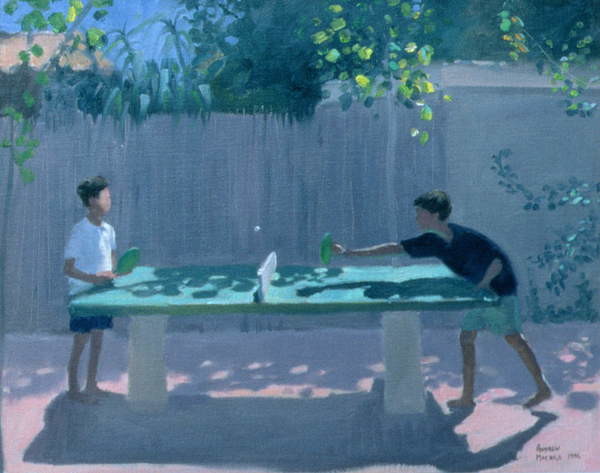 Canvas Print Table Tennis, France, 1996