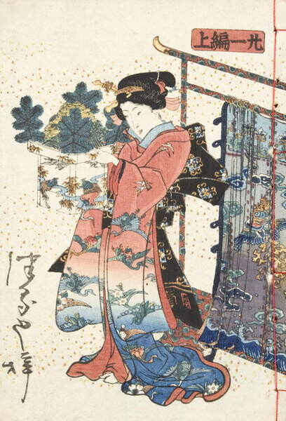 Taidejuliste Tale of Genji