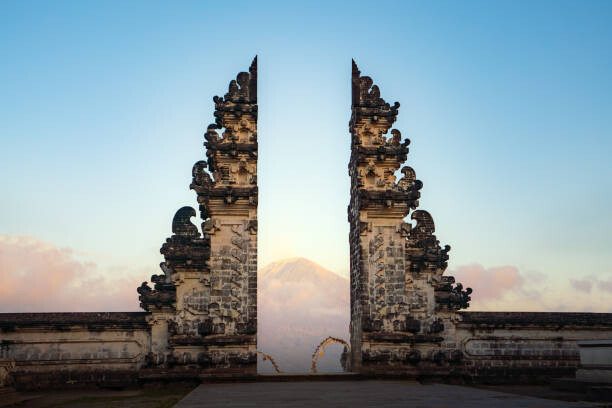 Arte Fotográfica Temple gates of heaven and Mount