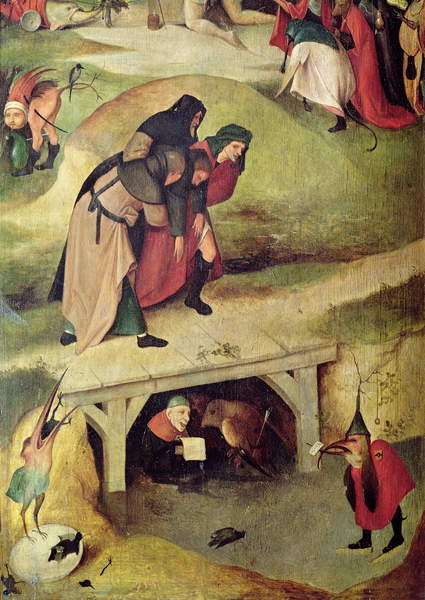 Fine Art Print Temptation of St. Anthony, detail