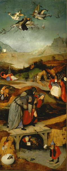 Fine Art Print Temptation of St. Anthony (left hand panel)