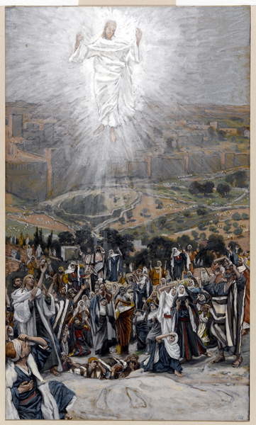 Canvas Print The Ascension from the Mount of Olives