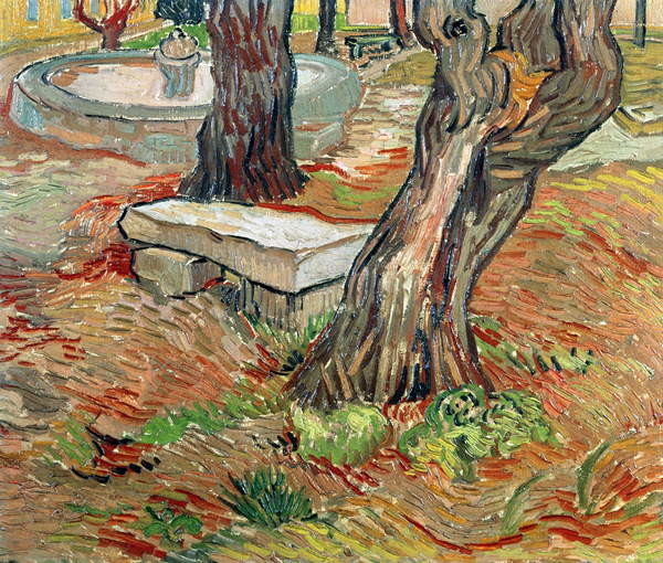 Canvas Print The Bench at Saint-Remy, 1889