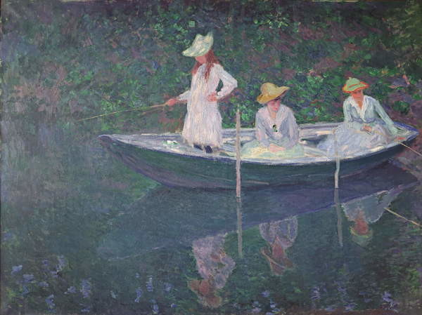 Canvas Print The Boat at Giverny, c.1887
