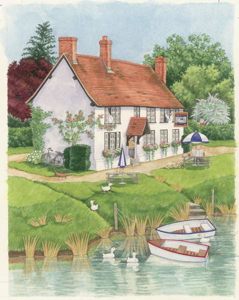 Fine Art Print The Boat Inn, 2003