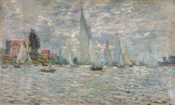 Canvas Print The Boats, or Regatta at Argenteuil, c.1874