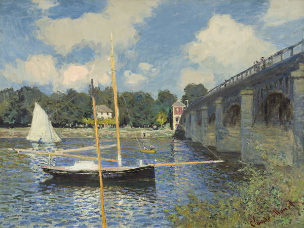 Canvas Print The Bridge at Argenteuil, 1874