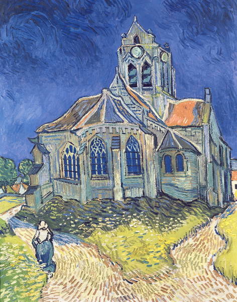 Fine Art Print The Church at Auvers-sur-Oise, 1890