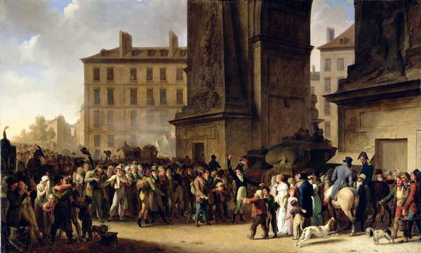 Fine Art Print The Conscripts of 1807 Marching Past the Gate of Saint-Denis