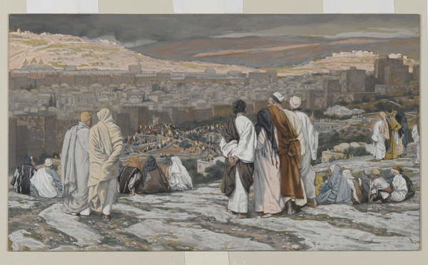 Fine Art Print The Disciples Having Left Their Hiding Place Watch