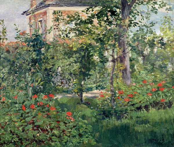 Fine Art Print The Garden at Bellevue, 1880