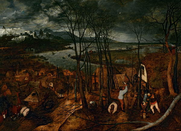 Canvas Print The Gloomy Day (early Spring), 1565
