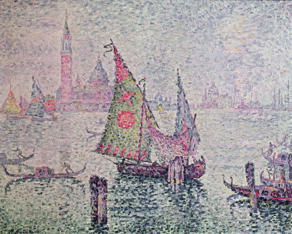 Canvas Print The Green Sail, Venice, 1904