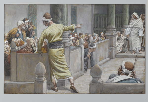 Fine Art Print The Healed Blind Man Tells His Story to the Jews