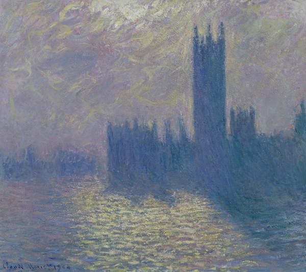 Fine Art Print The Houses of Parliament, Stormy Sky, 1904