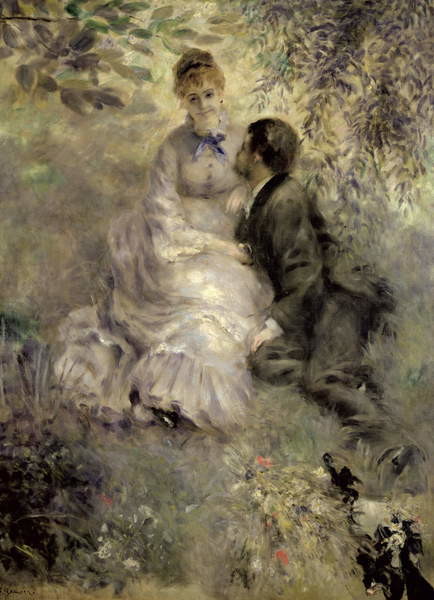 Canvas Print The Lovers, c.1875