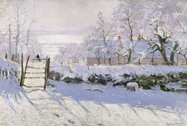 Canvas Print The Magpie, 1869