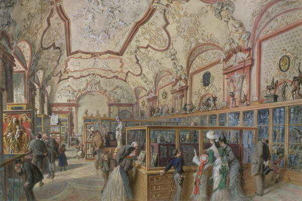 Fine Art Print The Marble Hall of the Ambraser