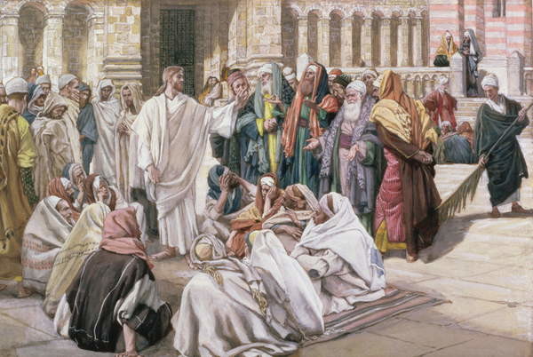 Fine Art Print The Pharisees Question Jesus