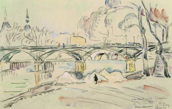 Fine Art Print The Pont des Arts, 1924