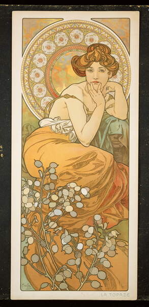 alphonse mucha precious stones