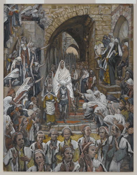 Fine Art Print The Procession in the Streets of Jerusalem