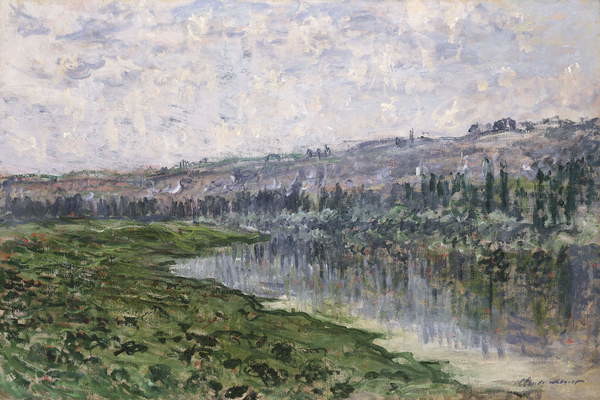 Fine Art Print The Seine and the Hills of Chantemsle; La Seine et les Coteaux de Chantemsle