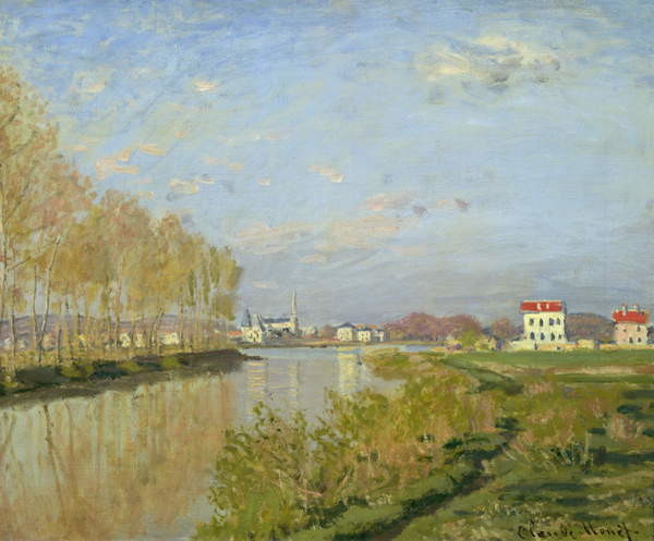 Canvas Print The Seine at Argenteuil, 1873