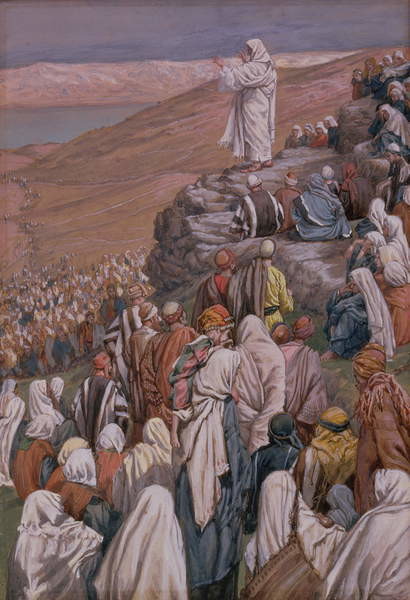 Canvas Print The Sermon on the Mount