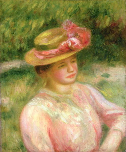 Canvas Print The Straw Hat, 1895