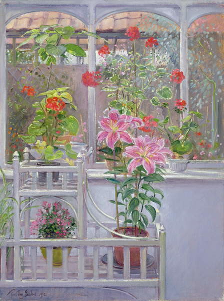 Fine Art Print Through the Conservatory Window, 1992