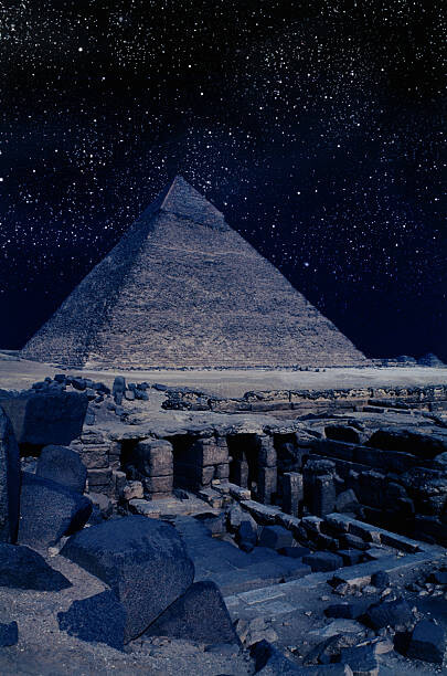 Art Photography Tombs Near Pyramid of Khafre