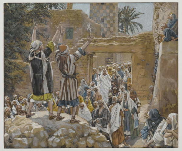 Canvas Print Two Blind Men at Jericho
