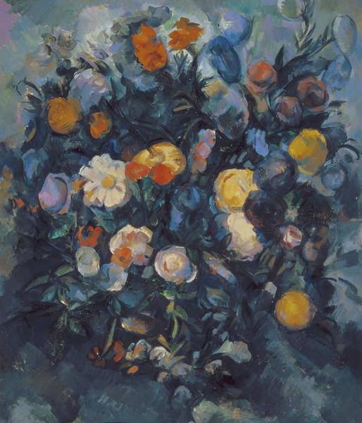 Canvas Print Vase of Flowers, 19th